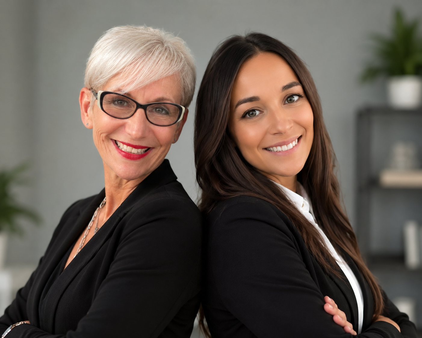 Dawn Flaherty and Andria Standifer, licensed insurance brokers at Next Gen Insurance